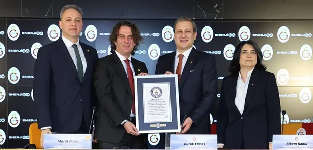 Enerjisa ve Galatasaray’dan dünya rekoru: Guinness'e girdiler