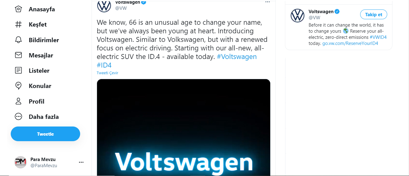 Volkswagen'in soru işaretleriyle dolu Voltswagen şakası