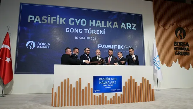 Borsa İstanbul'da gong, Pasifik GYO için çaldı