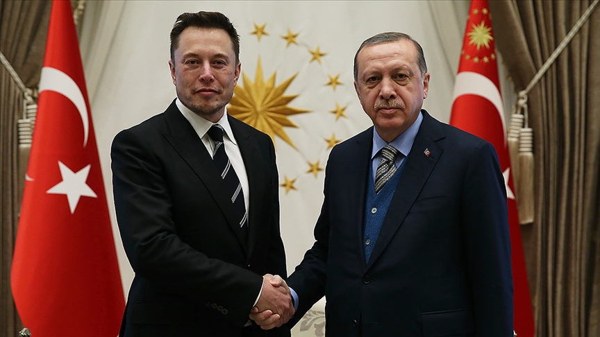 Erdoğan, Elon Musk ile görüştü