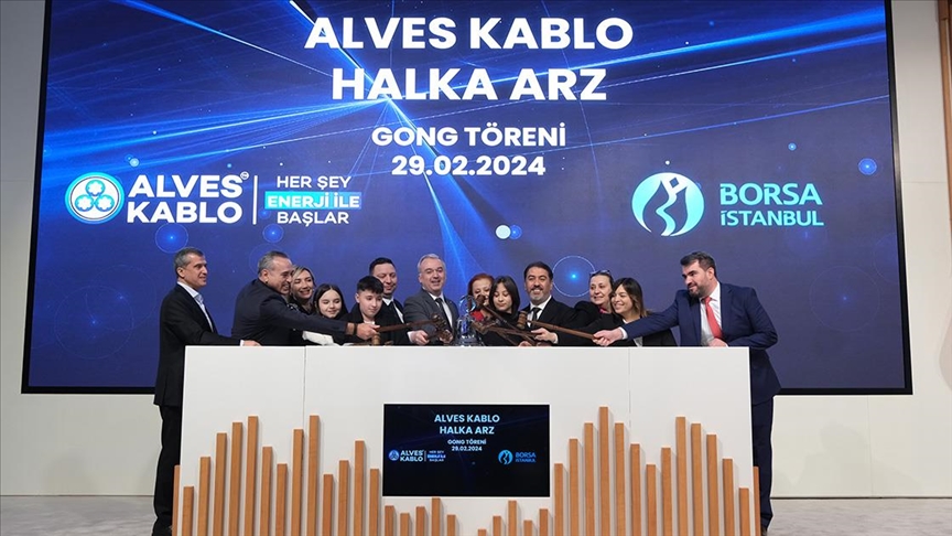 Borsa İstanbul'da gong Alves Kablo için çaldı