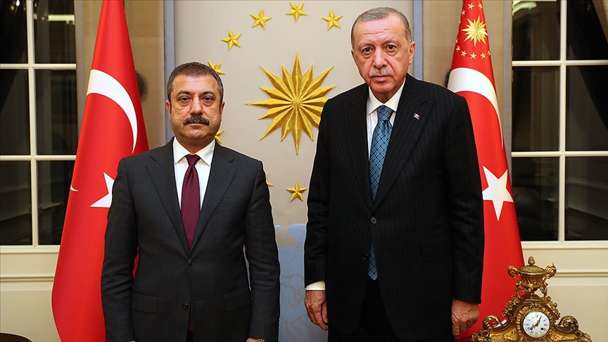 Erdoğan Merkez Bankası Başkanı Kavcıoğlu ile görüştü!