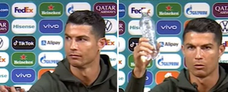 Ronaldo "Su için" dedi Coca Cola’nın hisseleri düştü!