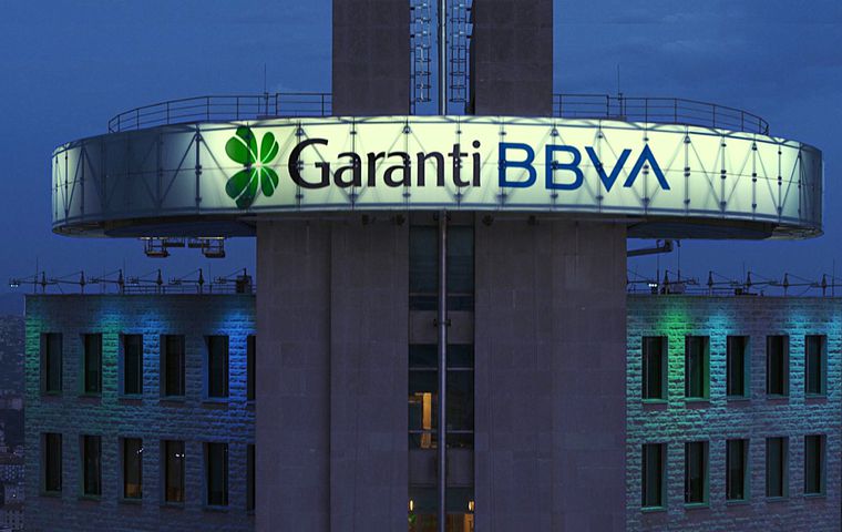 Garanti Bankası için BBVA'nın teklifi 2014 fiyatının üçte biri