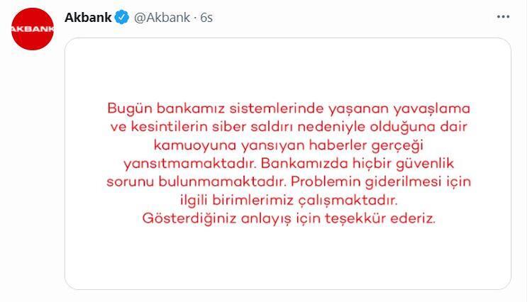 akbank mobil uygulama neden calismiyor pos ve atm ler neden calismiyor akbank tan neden para cekilemiyor