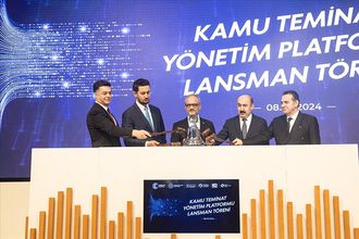Borsada gong, Takasbank Kamu Teminat Yönetim Platformu için çaldı