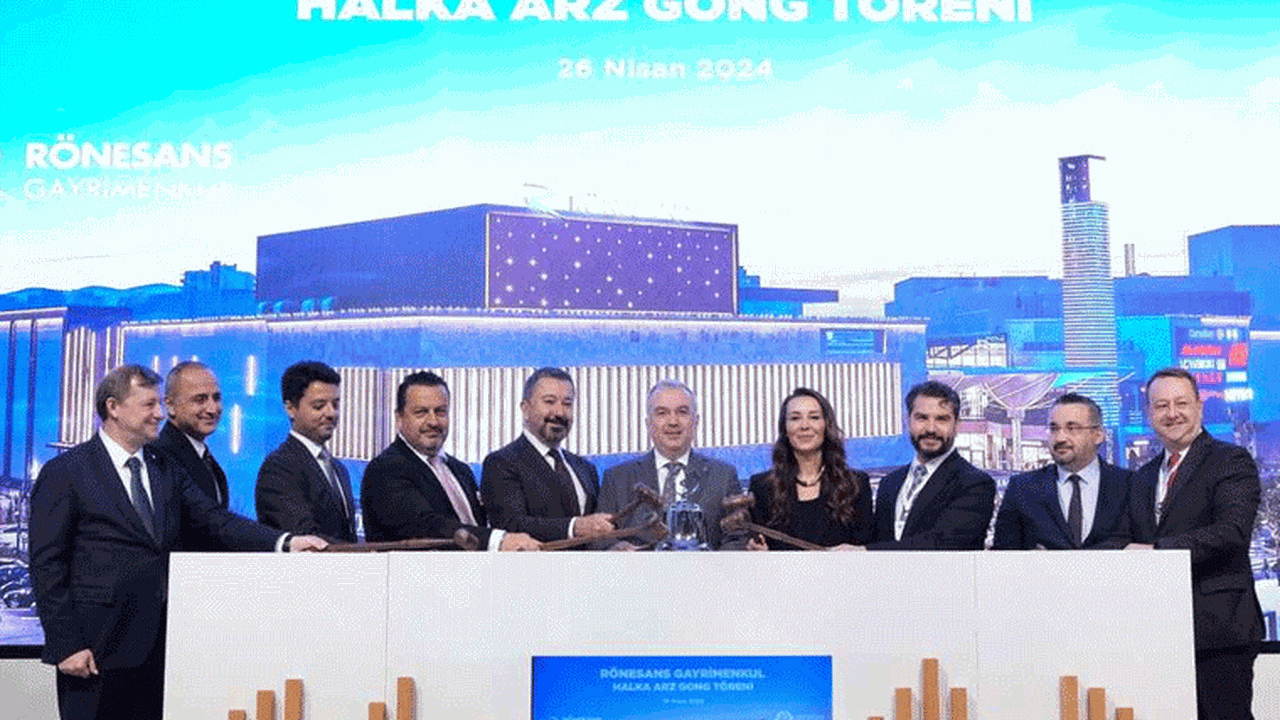 Borsada gong Rönesans Gayrimenkul Yatırım için çaldı