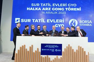 Borsa İstanbul'da gong Sur Tatil Evleri GYO için çaldı