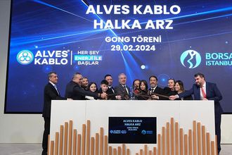 Borsa İstanbul'da gong Alves Kablo için çaldı