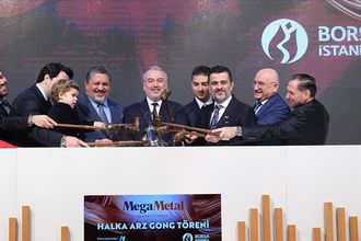 Borsa İstanbul'da Gong Mega Metal için çaldı