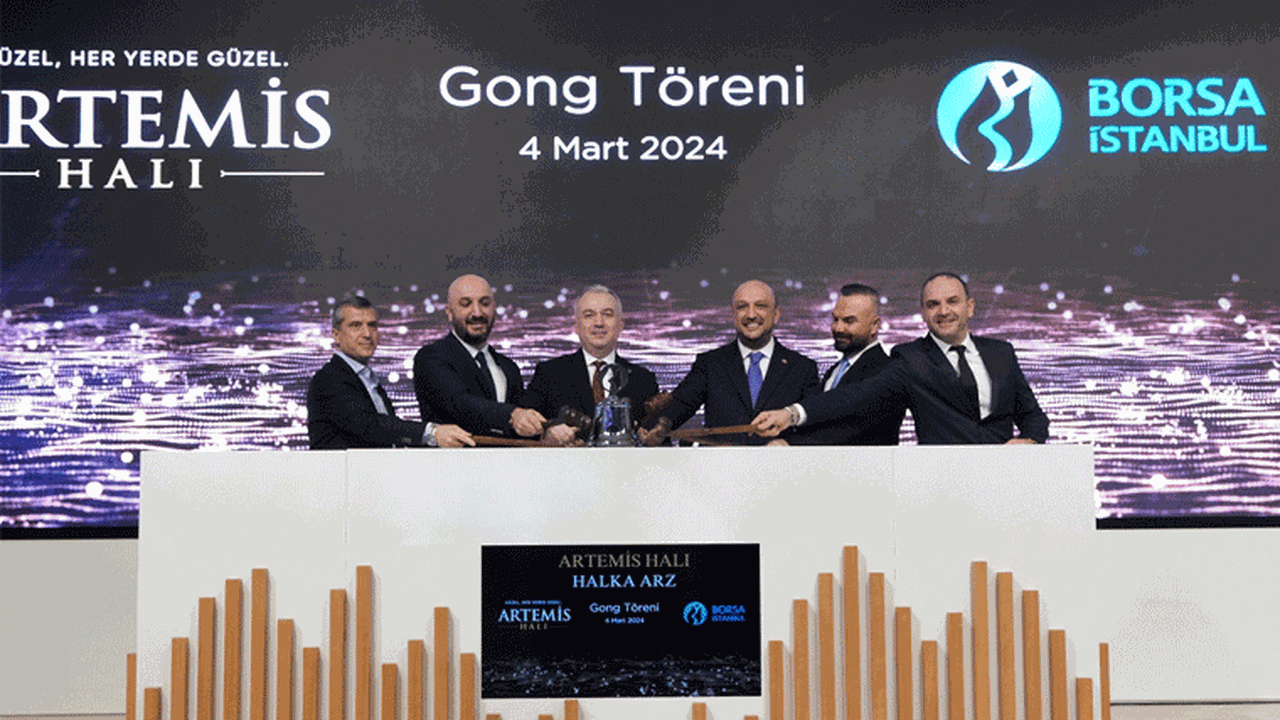 Borsa İstanbul'da gong Artemis Halı için çaldı