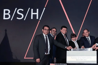 BSH Ev Aletleri Grubu, 50 milyon euroluk fabrikanın temelini attı