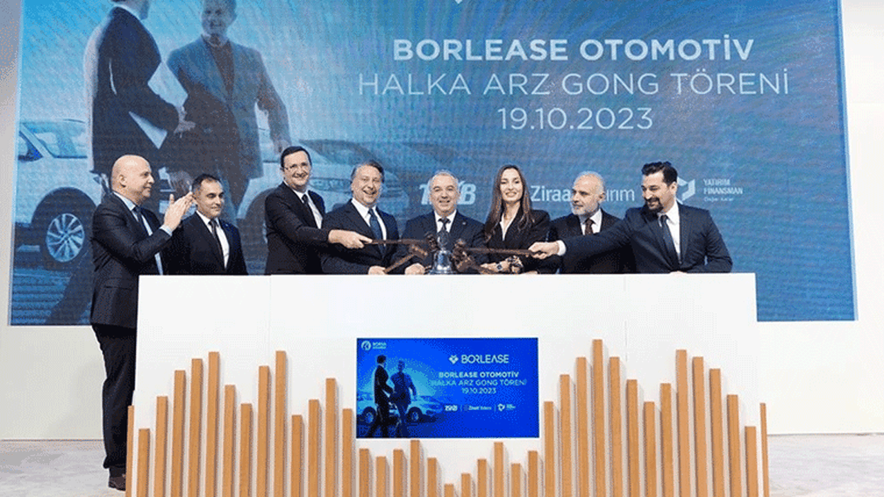 Borsada gong Borlease Otomotiv için çaldı
