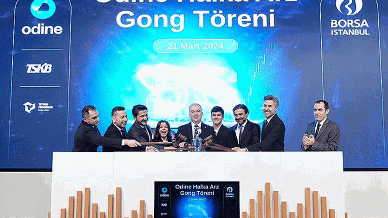 Borsada gong Odine için çaldı