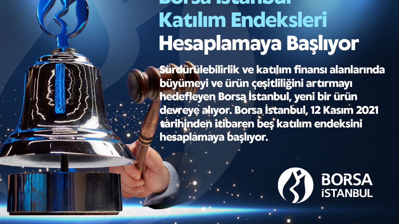 Borsa İstanbul'dan yeni ürün: Katılım endeksleri