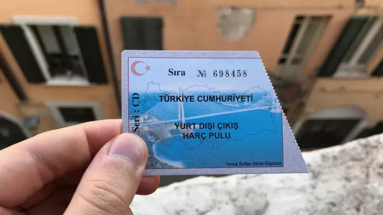 Yurt dışı çıkış harcından muaf olanlar açıklandı