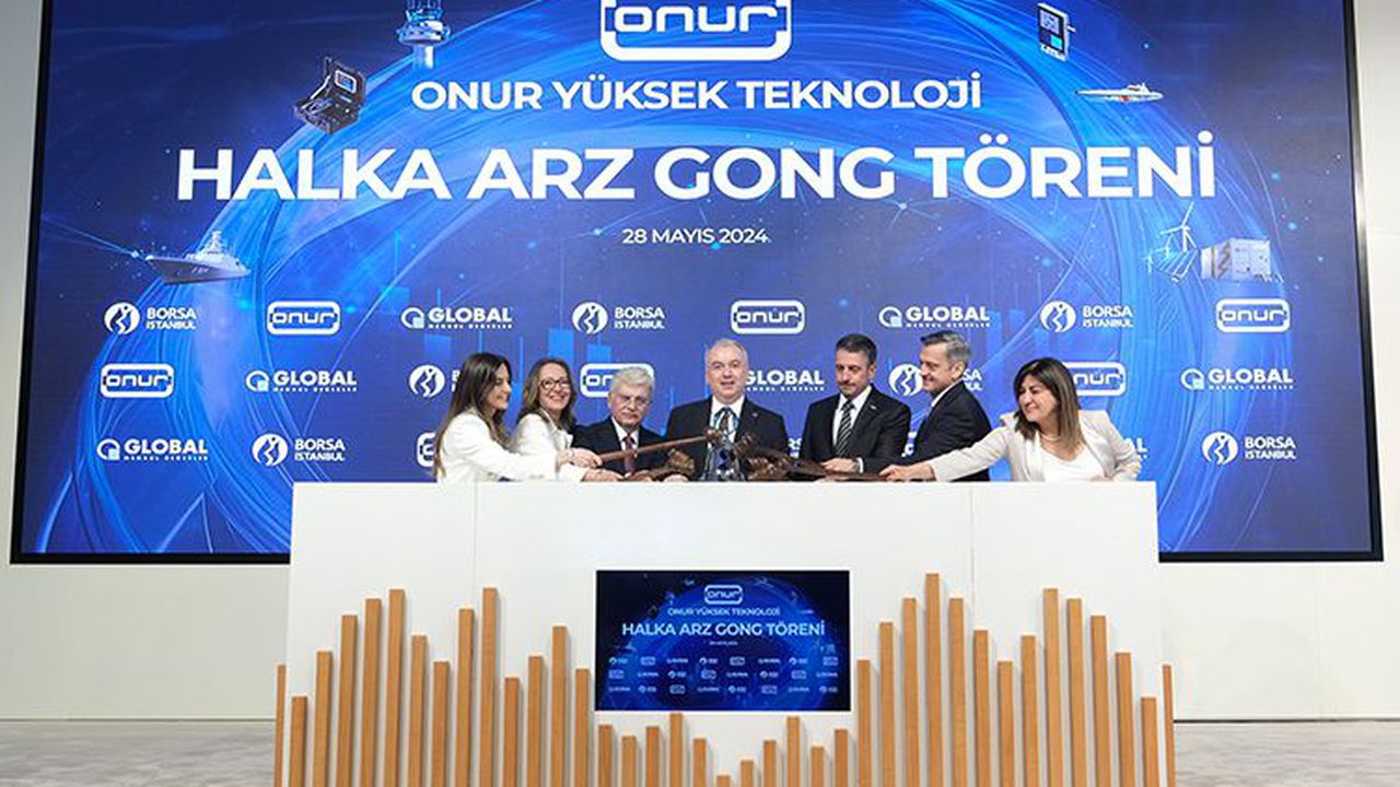 Borsa İstanbul'da gong, Onur Yüksek Teknoloji için çaldı