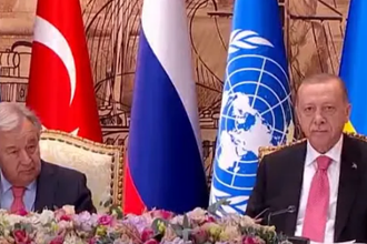 Tahıl Sevkiyatı için tarihi imzalar atıldı