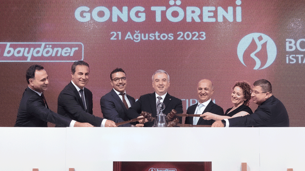 Borsada gong Baydöner için çaldı