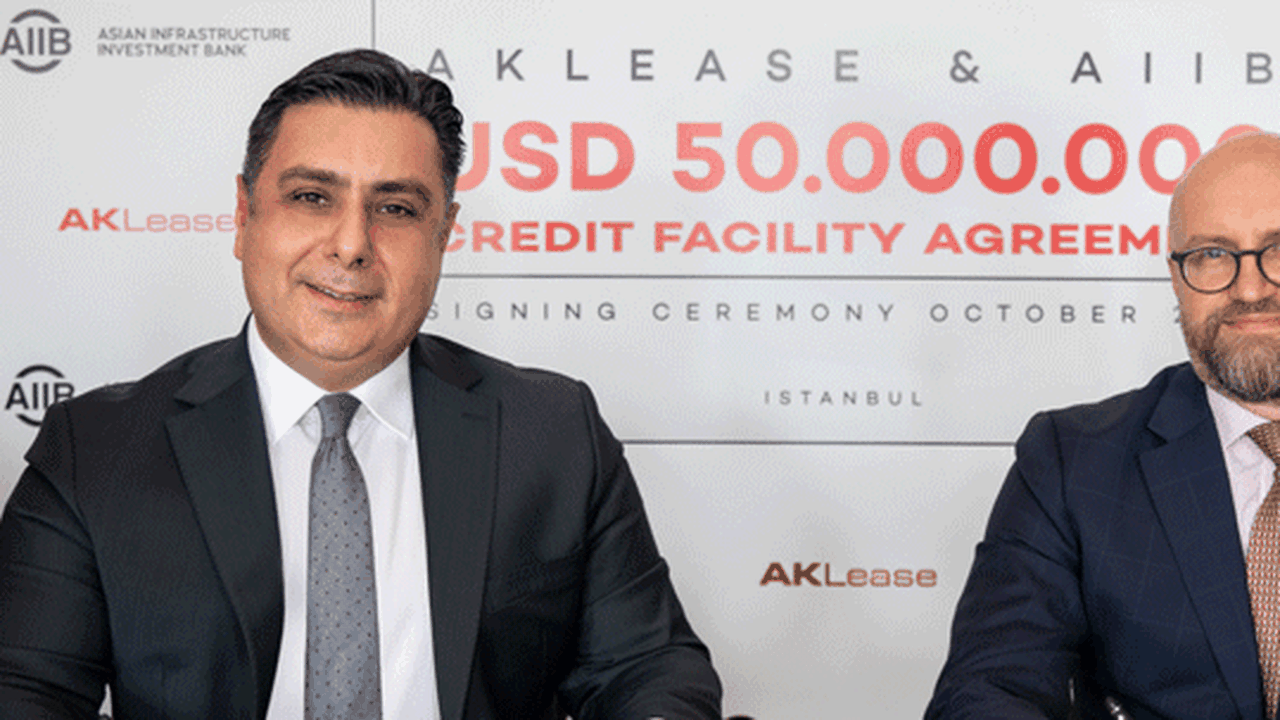 AkLease'e Asya Altyapı Yatırım Bankası'ndan kredi