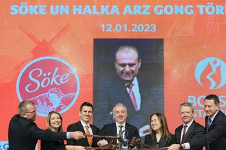 Borsada gong Söke Un için çaldı