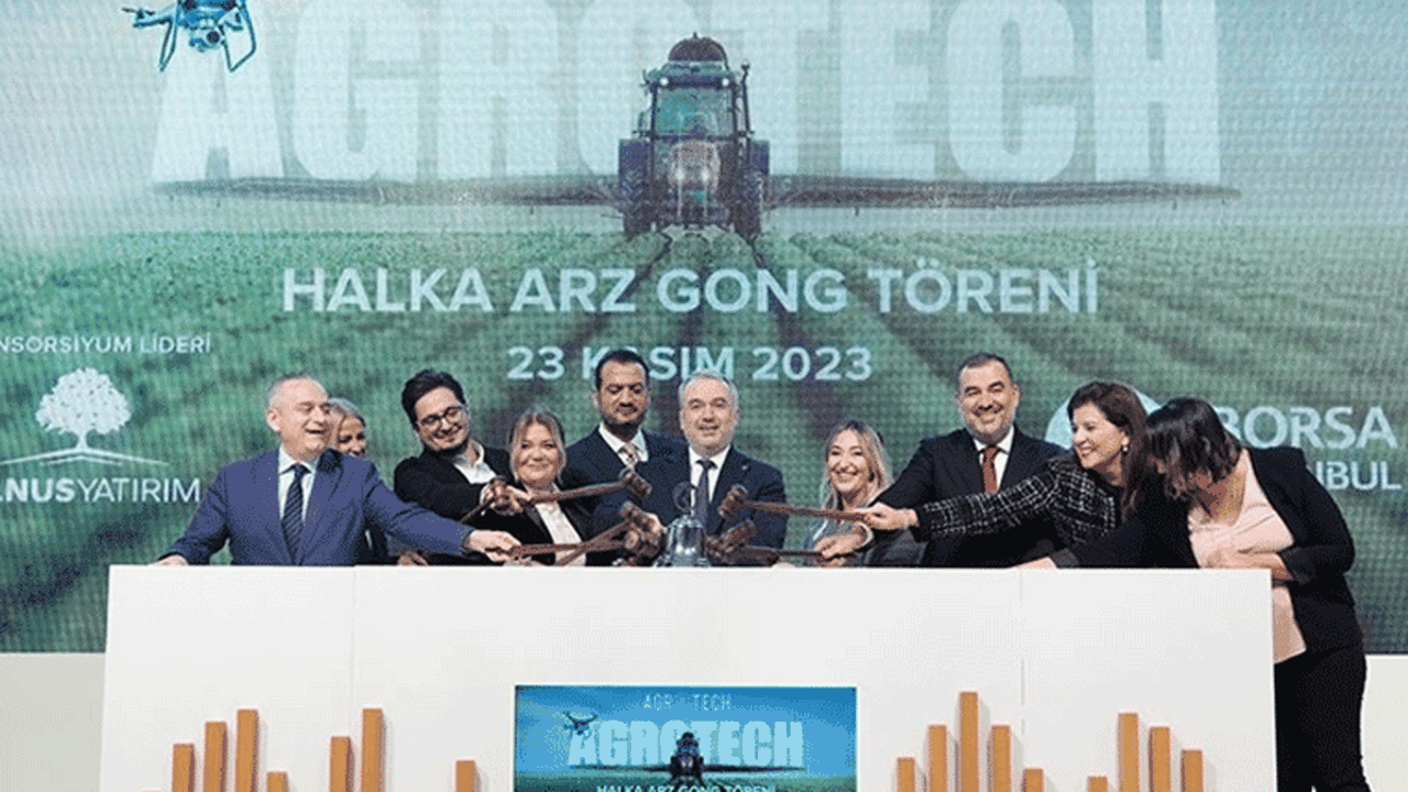 Borsa İstanbul'da gong Agrotech için çaldı